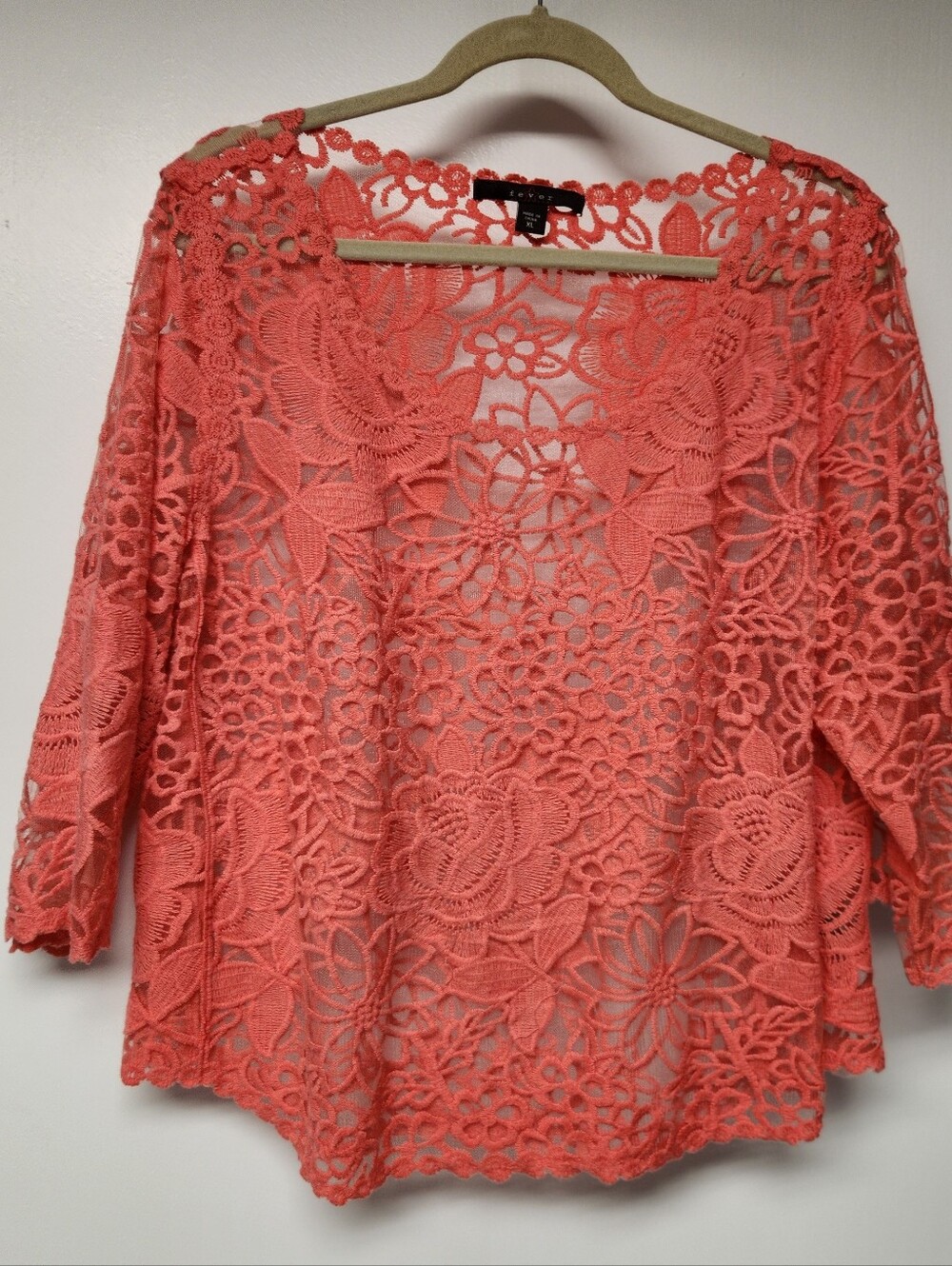 Women’s Coral Crochet Lace Top - Fever Brand